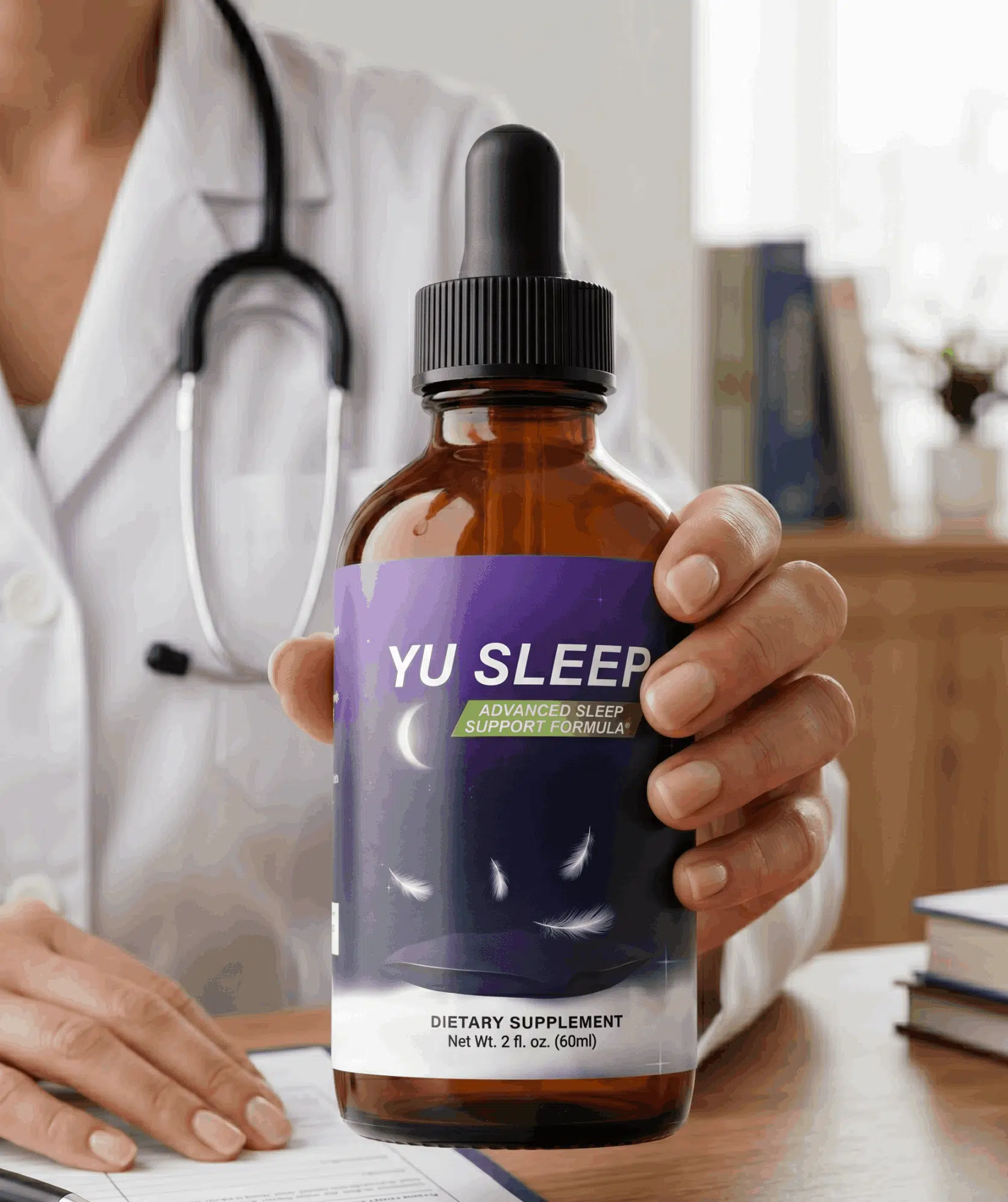 Yu Sleep supplement bottle